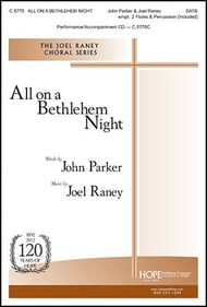 All on a Bethlehem Night SATB choral sheet music cover Thumbnail